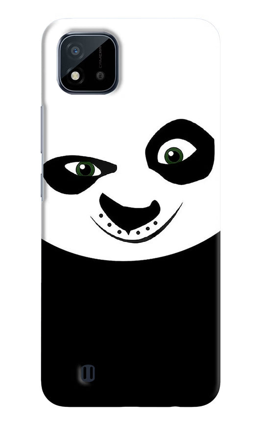 Panda Realme C20 Hard Case Back Cover by Casekaro