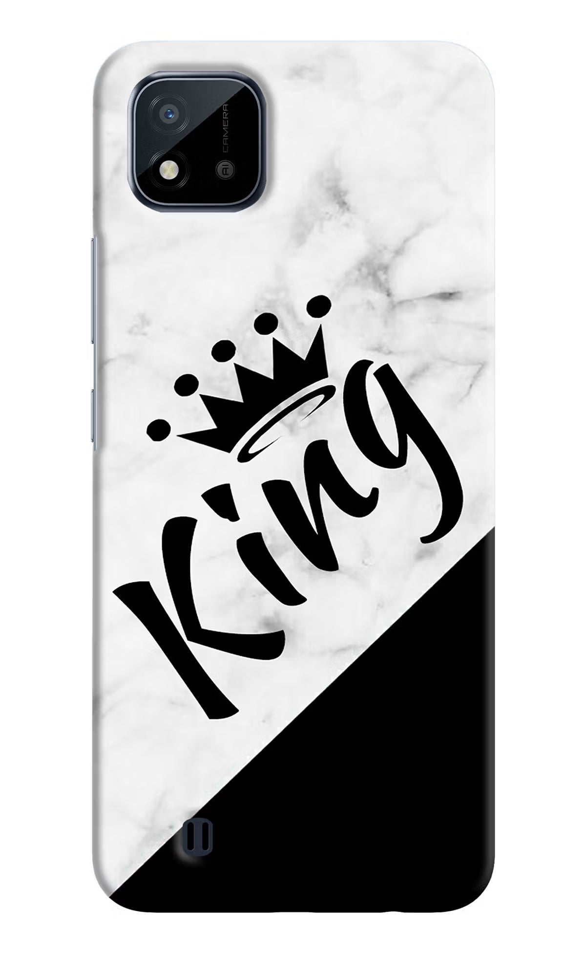 King Realme C20 Hard Case Back Cover by Casekaro
