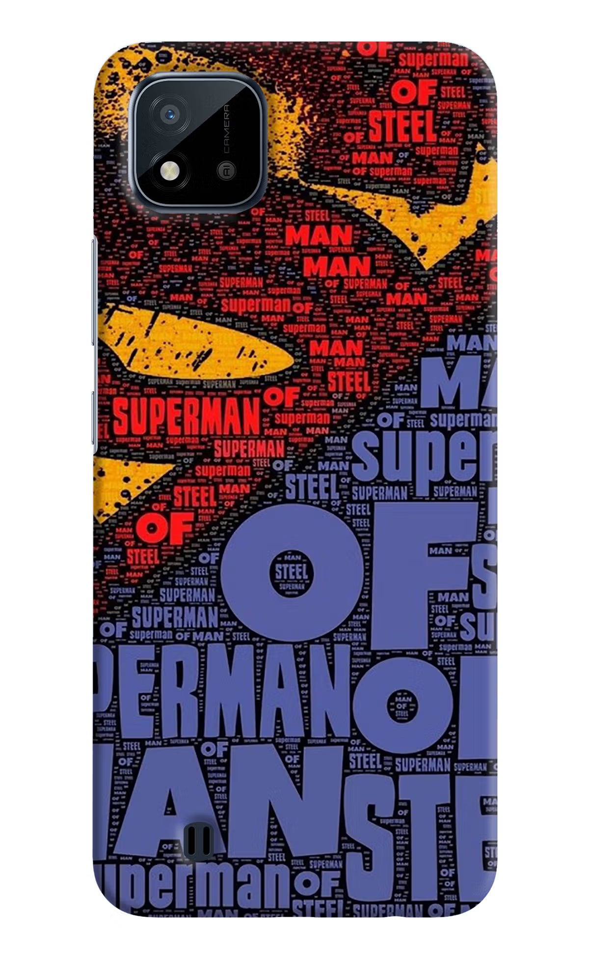 Superman Realme C20 Hard Case Back Cover by Casekaro