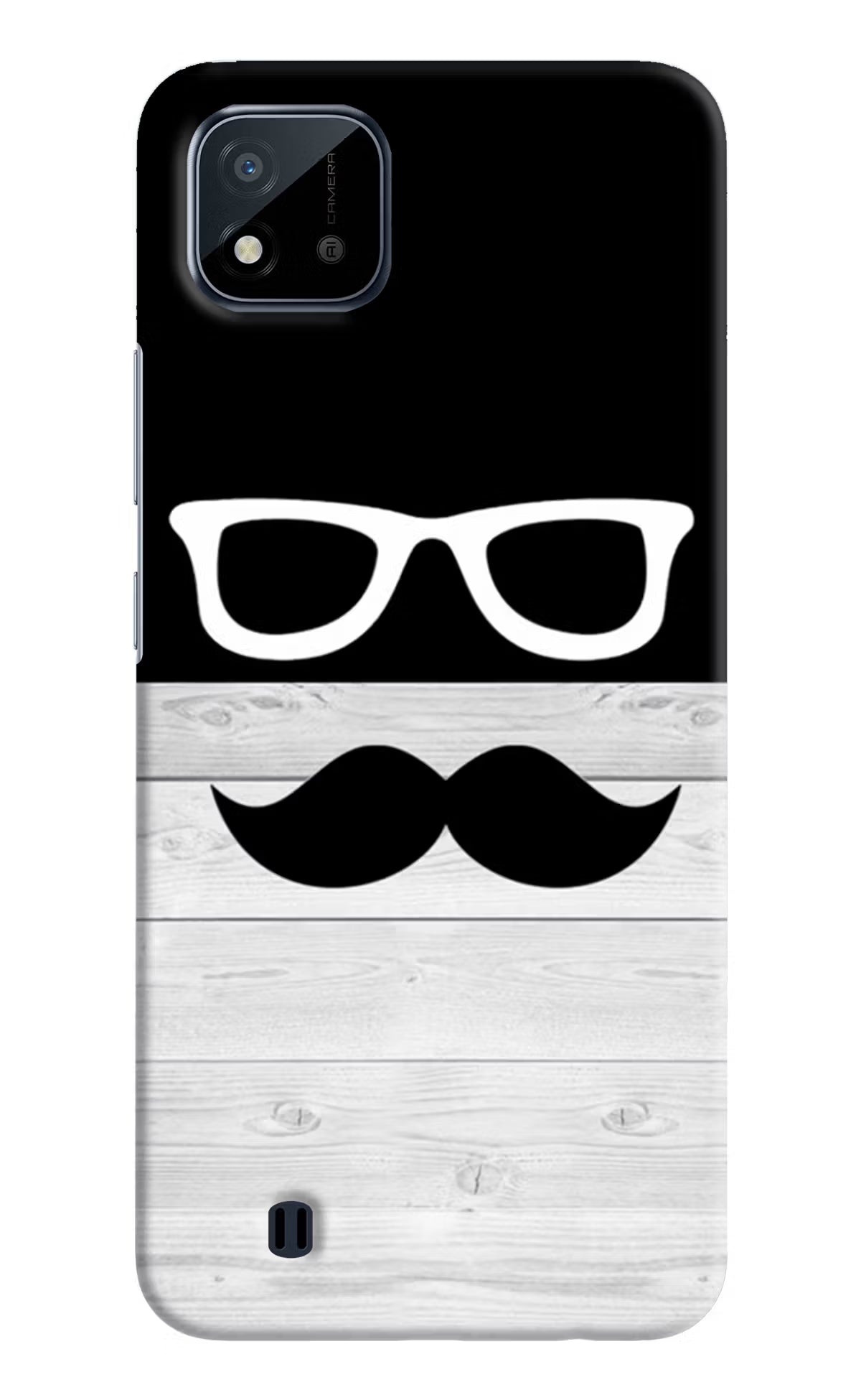 Mustache Realme C20 Hard Case Back Cover by Casekaro