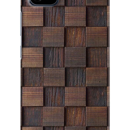 Wooden Cube Design Realme C20 Hard Case Back Cover by Casekaro