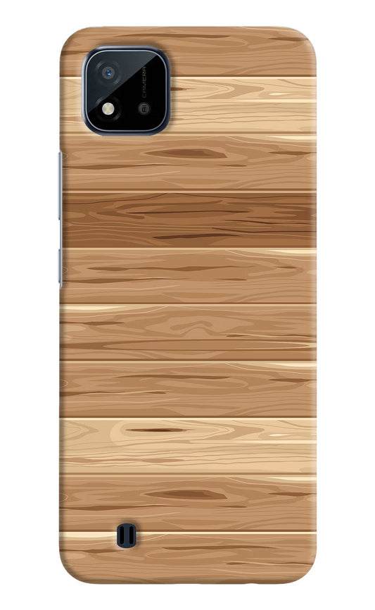 Wooden Vector Realme C20 Hard Case Back Cover by Casekaro