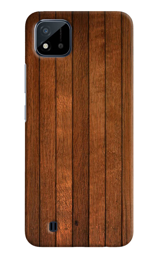 Wooden Artwork Bands Realme C20 Hard Case Back Cover by Casekaro