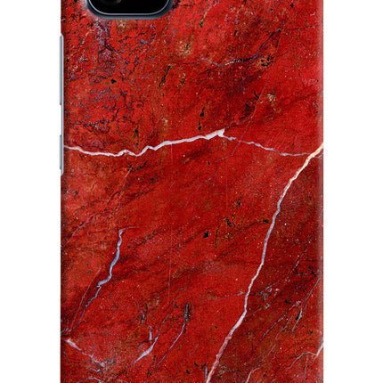 Red Marble Design Realme C20 Hard Case Back Cover by Casekaro
