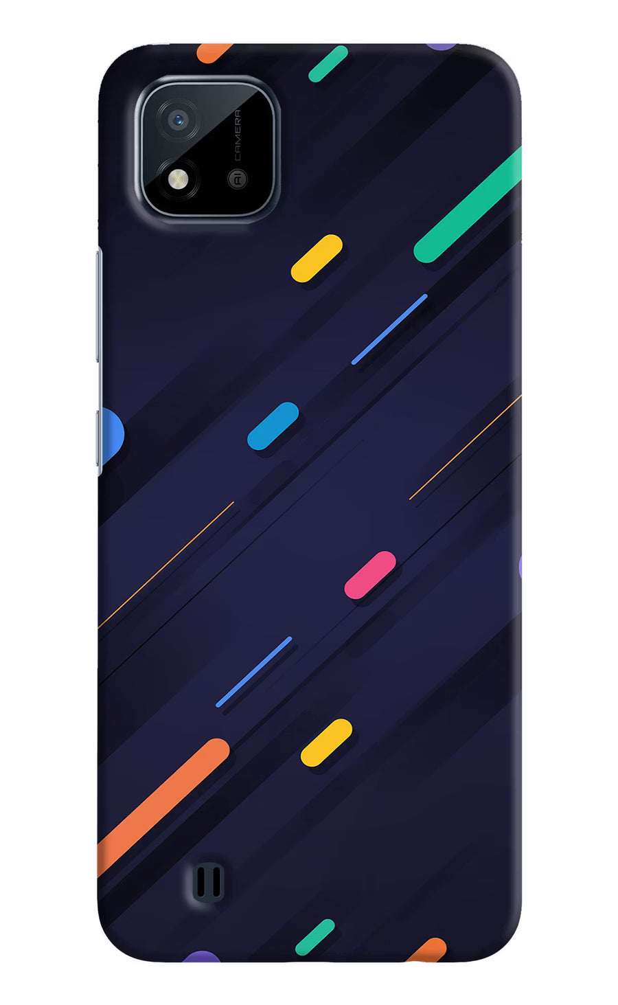 Abstract Design Realme C20 Back Cover, Hard case