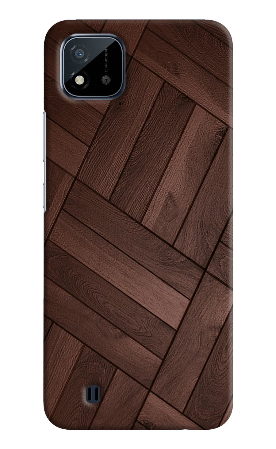 Wooden Texture Design Realme C20 Back Cover, Hard case