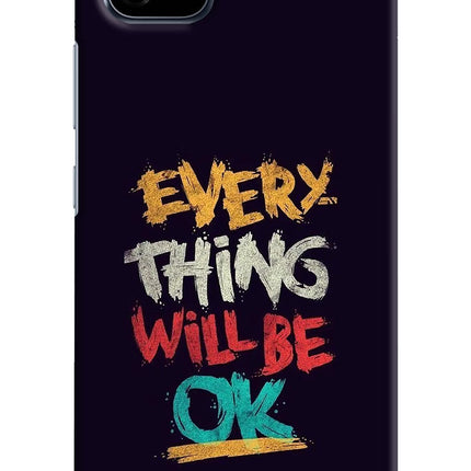 Everything Will Be Ok Realme C20 Hard Case Back Cover by Casekaro