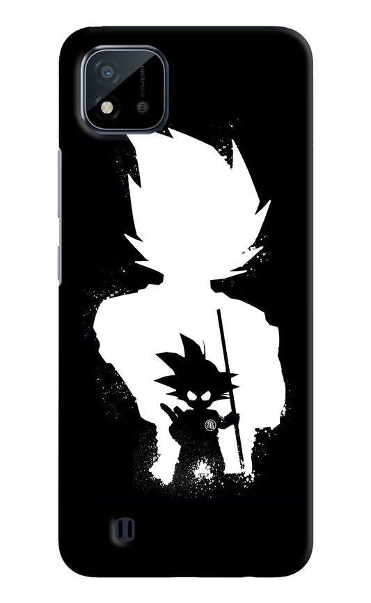Goku Shadow Realme C20 Hard Case Back Cover by Casekaro