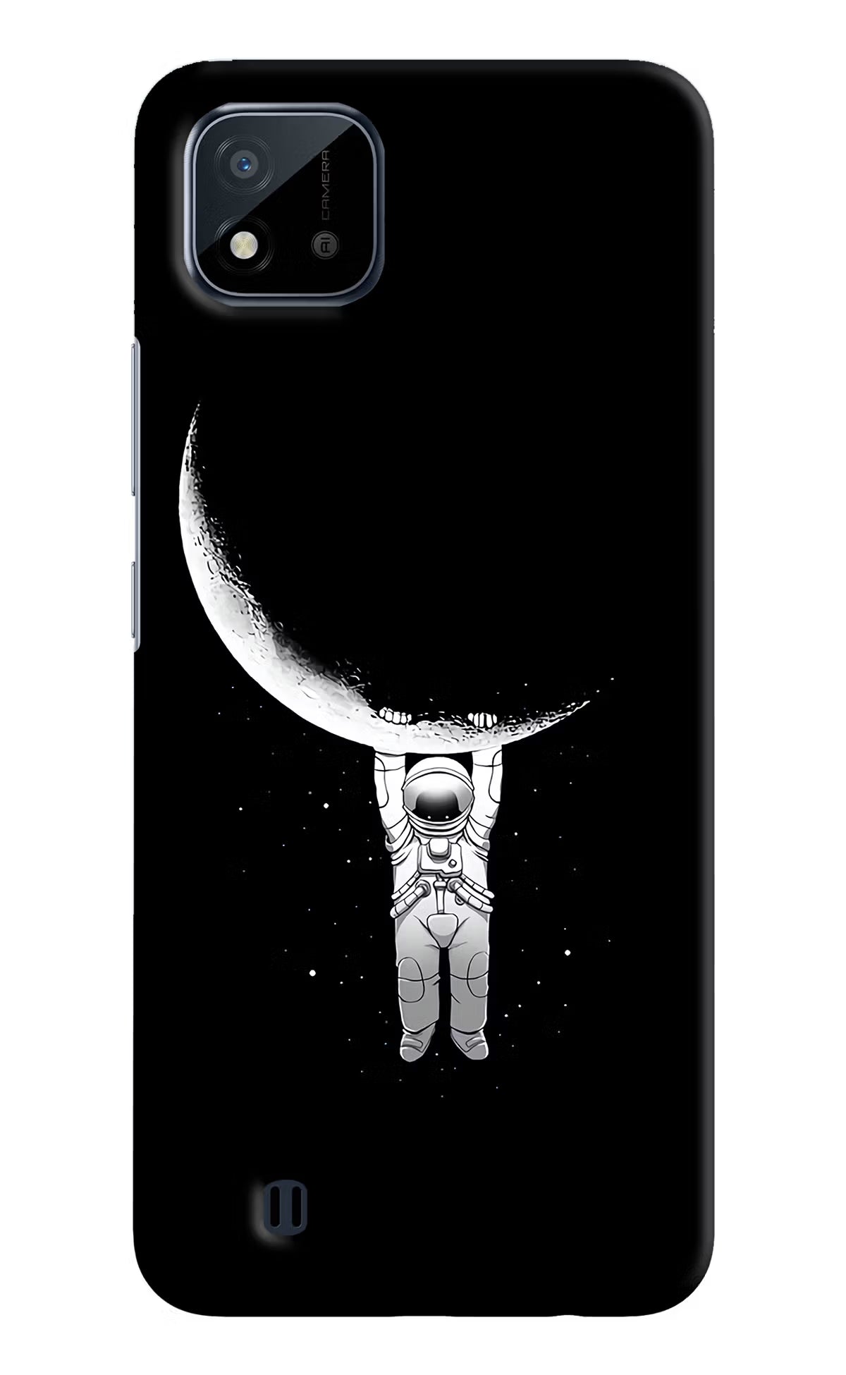 Moon Space Realme C20 Hard Case Back Cover by Casekaro