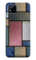 Multicolor Jeans Realme C20 Hard Case Back Cover by Casekaro