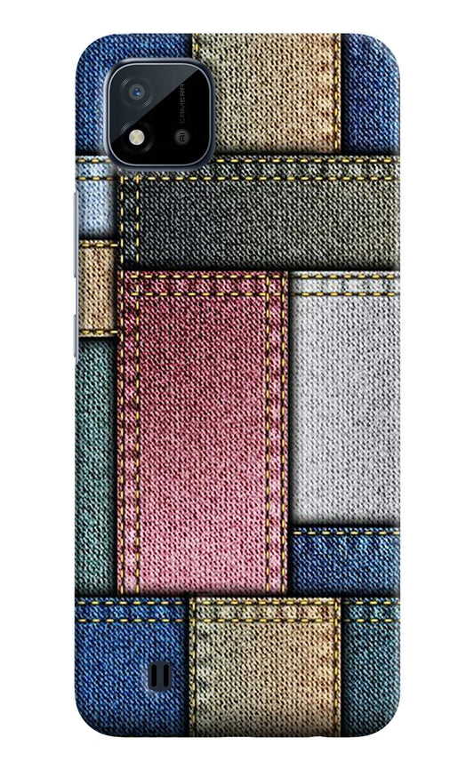 Multicolor Jeans Realme C20 Hard Case Back Cover by Casekaro