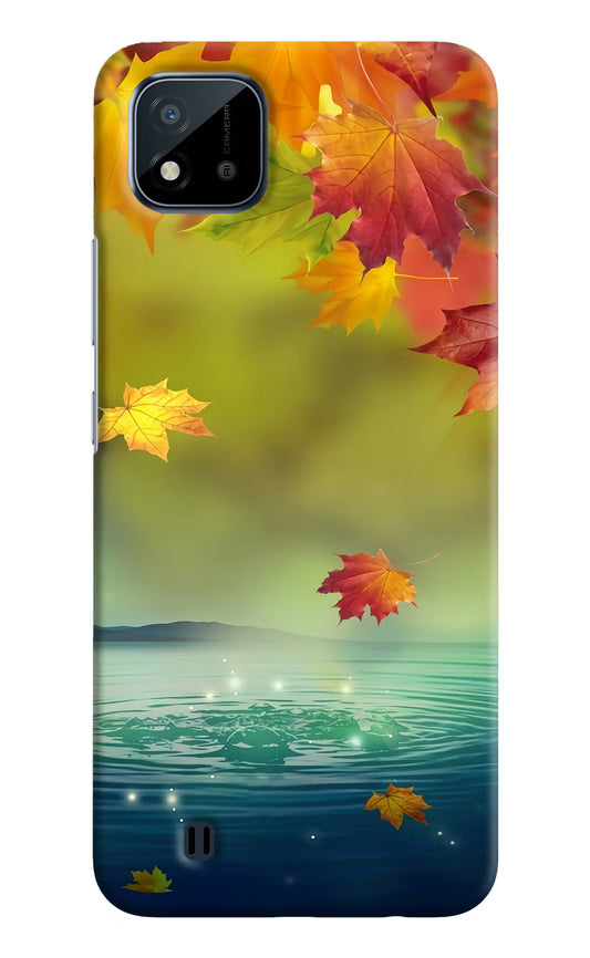 Flowers Realme C20 Hard Case Back Cover by Casekaro