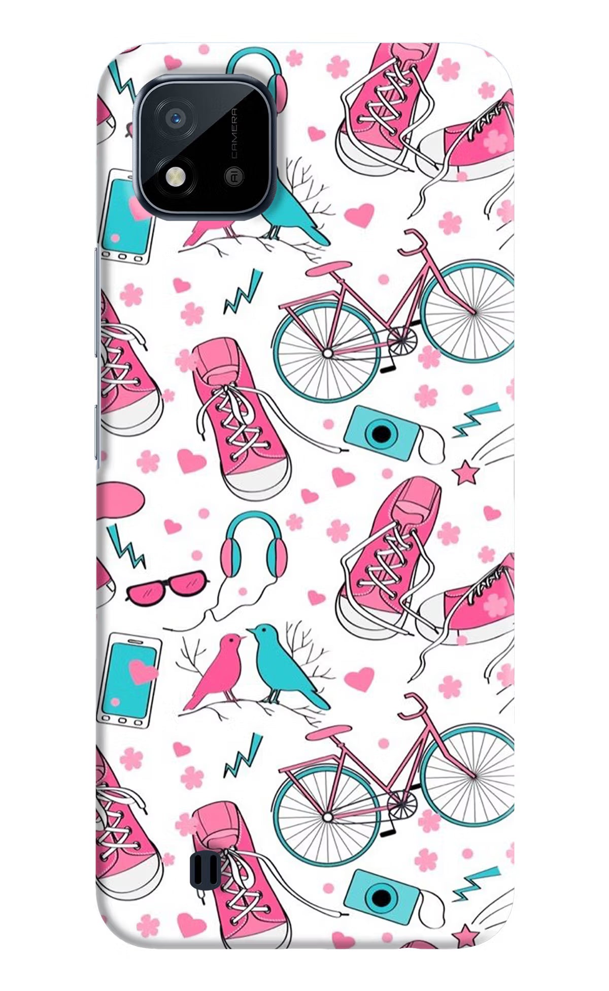 Artwork Realme C20 Hard Case Back Cover by Casekaro