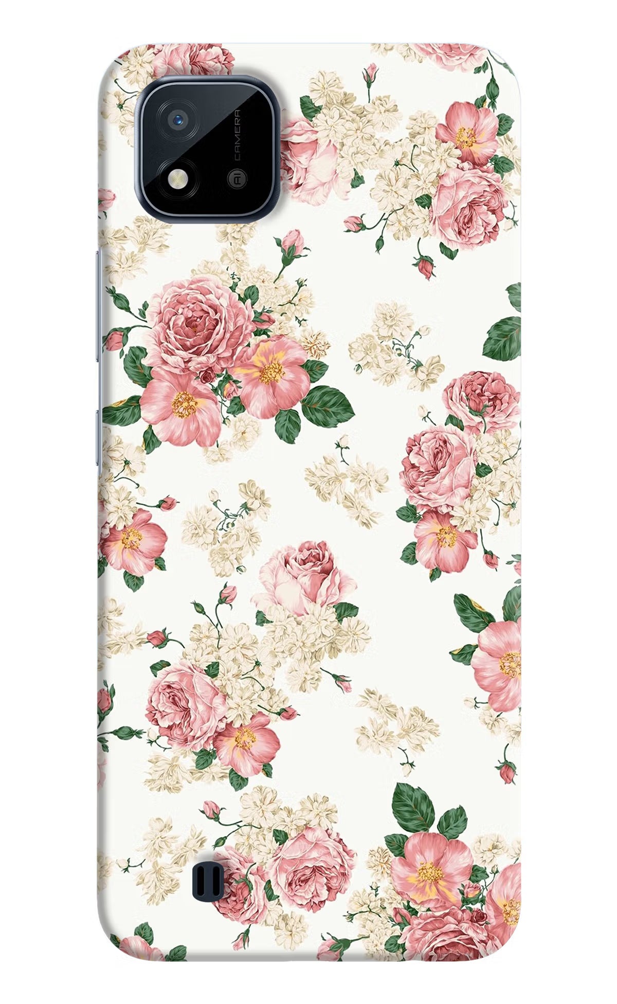 Flowers Realme C20 Hard Case Back Cover by Casekaro