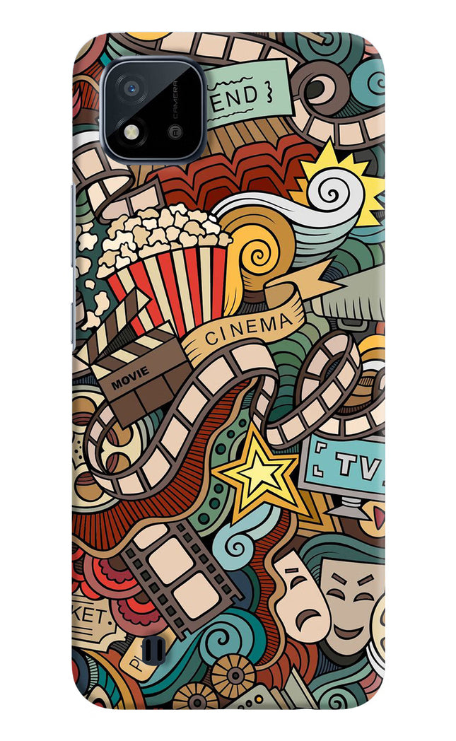 Cinema Abstract Realme C20 Hard Case Back Cover by Casekaro