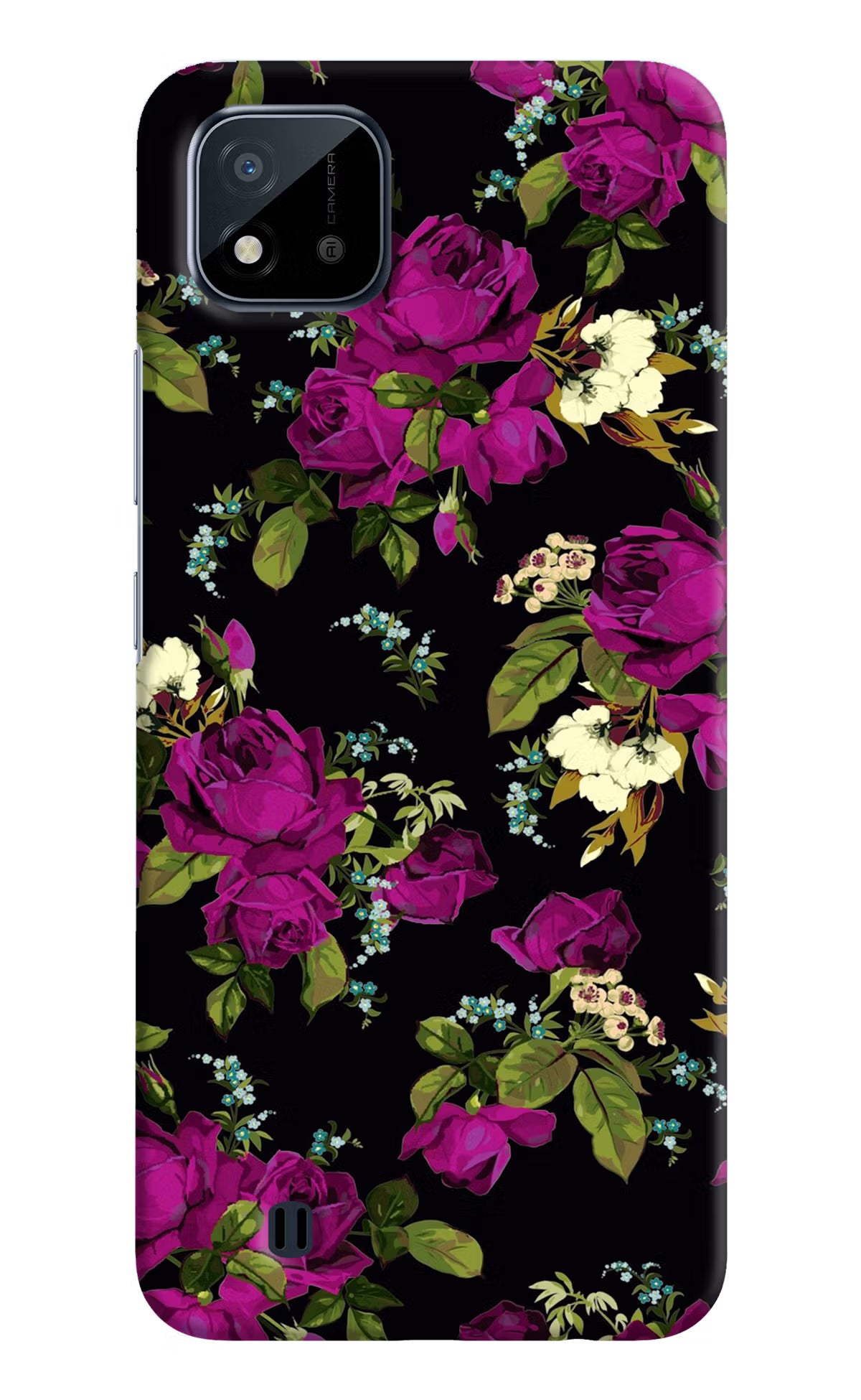 Flowers Realme C20 Hard Case Back Cover by Casekaro