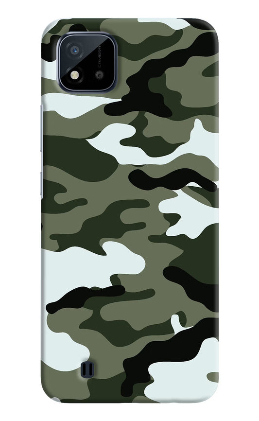 Camouflage Realme C20 Hard Case Back Cover by Casekaro