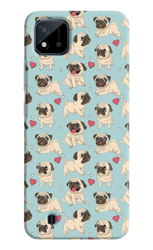 Pug Dog Realme C20 Hard Case Back Cover by Casekaro