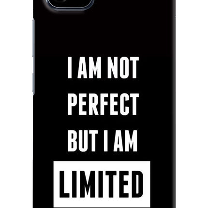 I Am Not Perfect But I Am Limited Edition Realme C20 Hard Case Back Cover by Casekaro