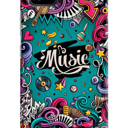 Music Graffiti Realme C20 Hard Case Back Cover by Casekaro