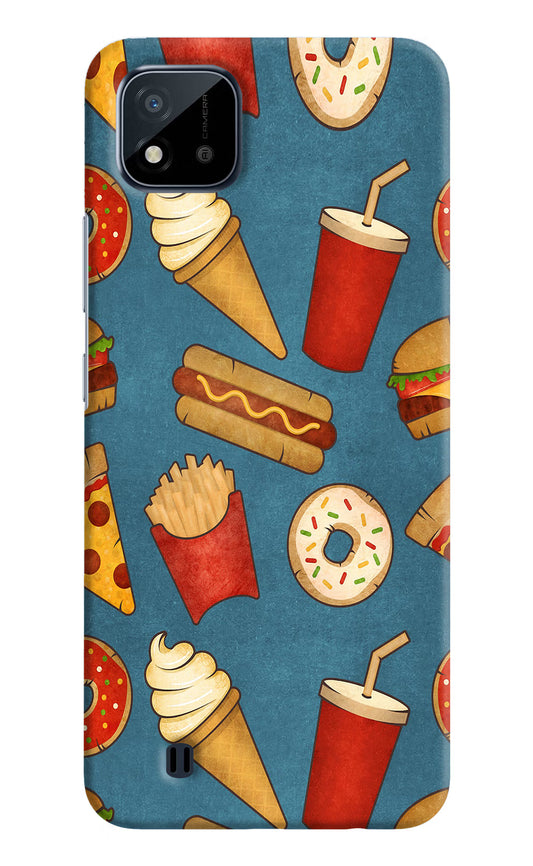 Foodie Realme C20 Hard Case Back Cover by Casekaro