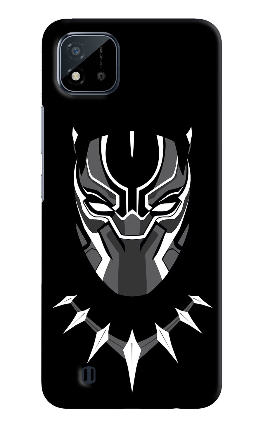 Black Panther Realme C20 Back Cover, Hard case
