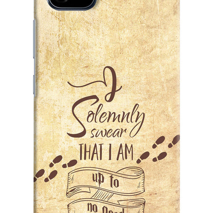 I Solemnly swear that i up to no good Realme C20 Hard Case Back Cover by Casekaro