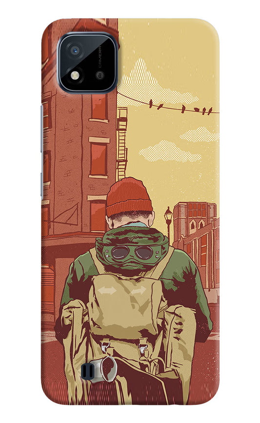 Adventurous Realme C20 Hard Case Back Cover by Casekaro