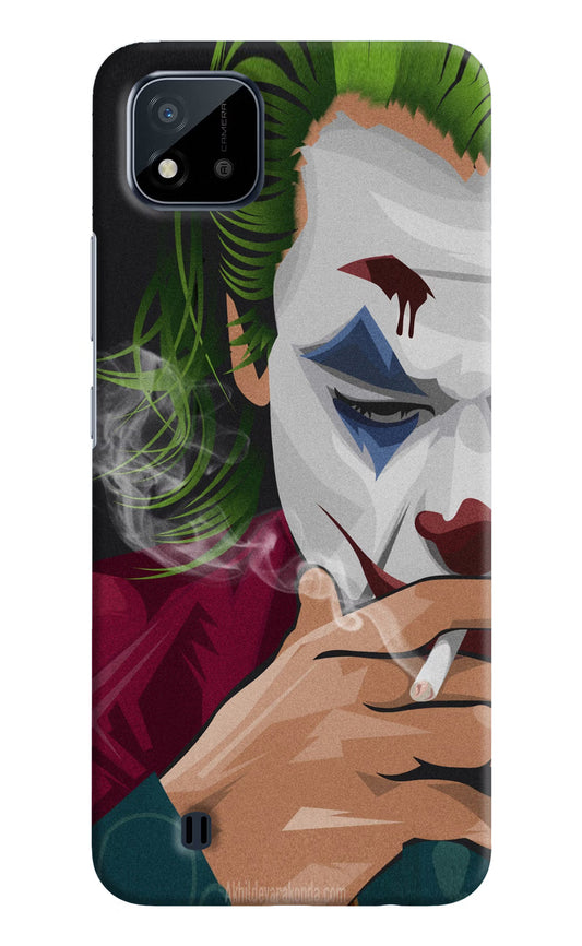 Joker Smoking Realme C20 Hard Case Back Cover by Casekaro