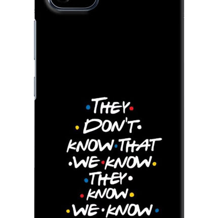 FRIENDS Dialogue Realme C20 Hard Case Back Cover by Casekaro