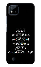 FRIENDS Character Realme C20 Hard Case Back Cover by Casekaro
