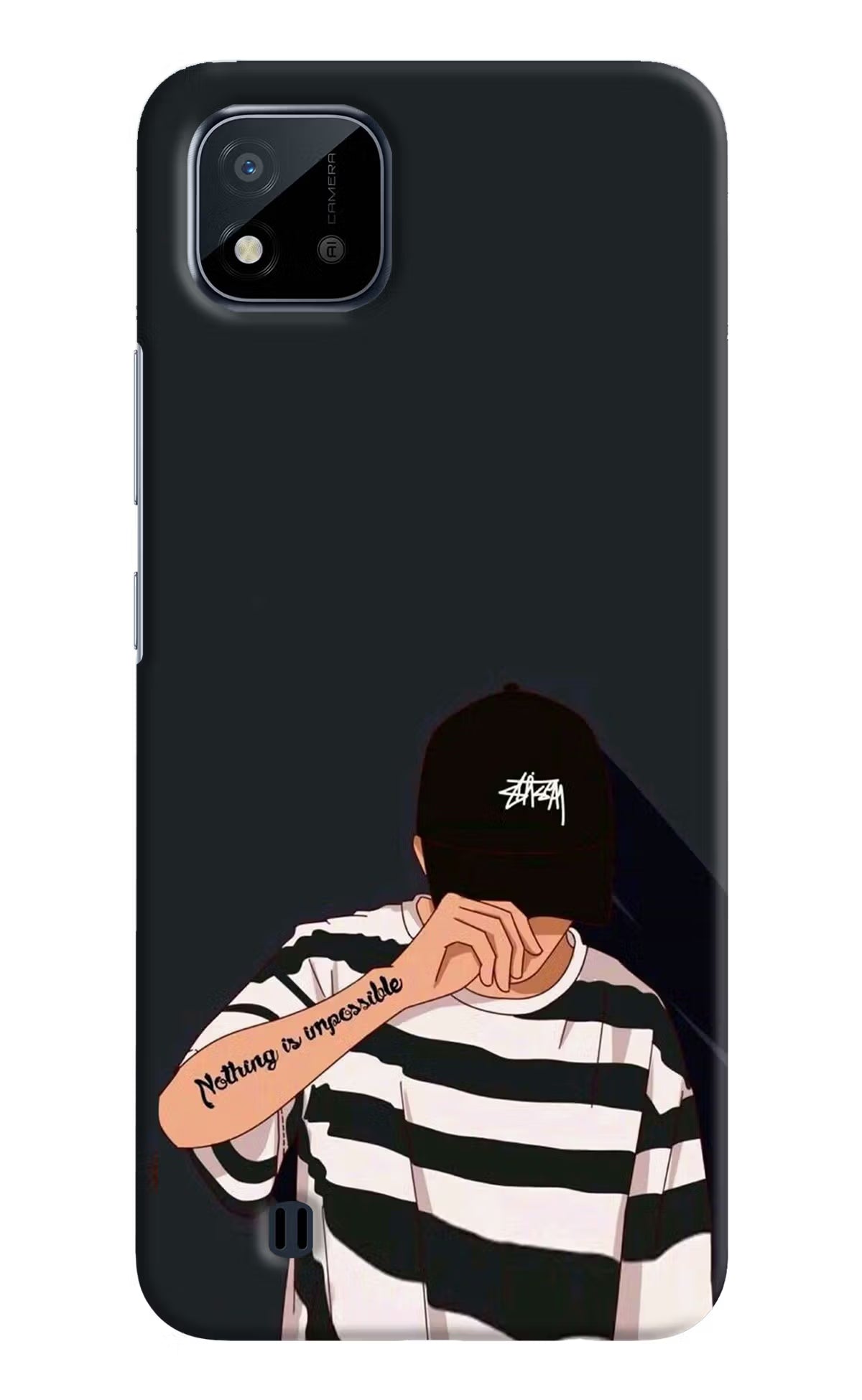 Aesthetic Boy Realme C20 Hard Case Back Cover by Casekaro
