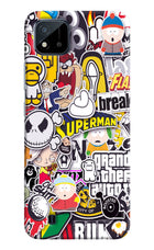 Sticker Bomb Realme C20 Hard Case Back Cover by Casekaro