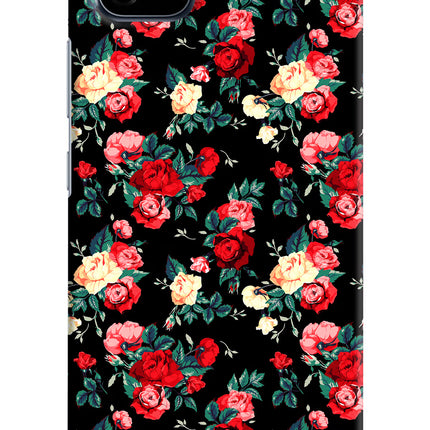 Rose Pattern Realme C20 Hard Case Back Cover by Casekaro
