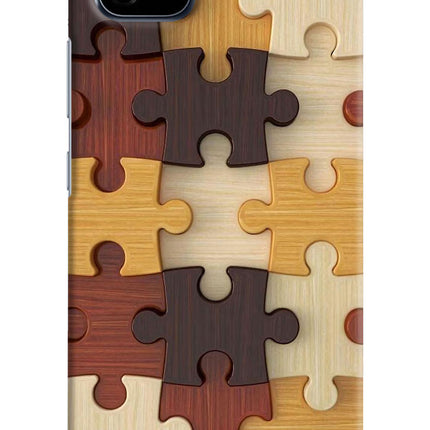 Wooden Puzzle Realme C20 Hard Case Back Cover by Casekaro