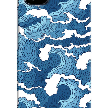Blue Waves Realme C20 Hard Case Back Cover by Casekaro