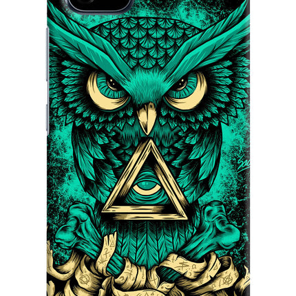 Green Owl Realme C20 Hard Case Back Cover by Casekaro