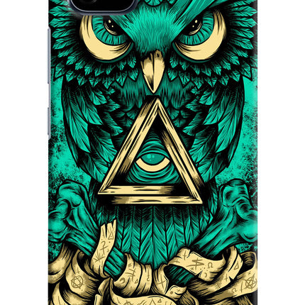 Green Owl Realme C20 Hard Case Back Cover by Casekaro