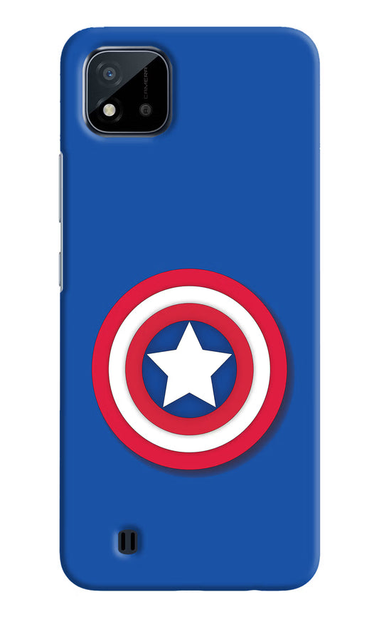 Shield Realme C20 Hard Case Back Cover by Casekaro