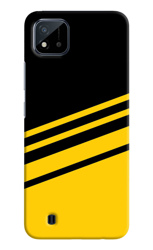 Yellow Shades Realme C20 Hard Case Back Cover by Casekaro