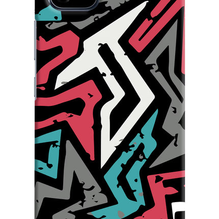 Geometric Graffiti Realme C20 Hard Case Back Cover by Casekaro