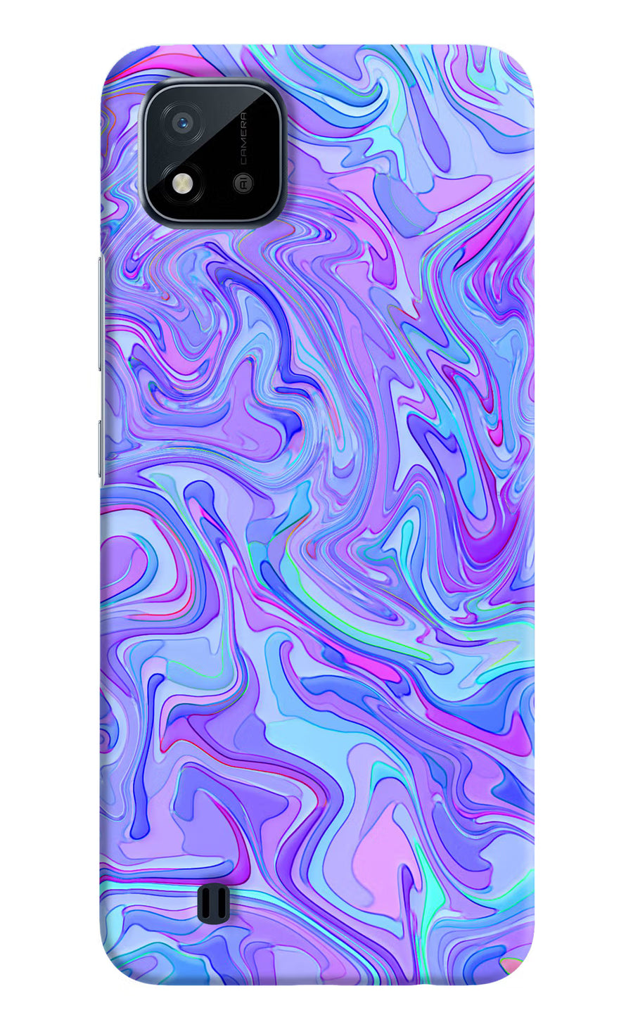 Glitter Realme C20 Back Cover, Hard case