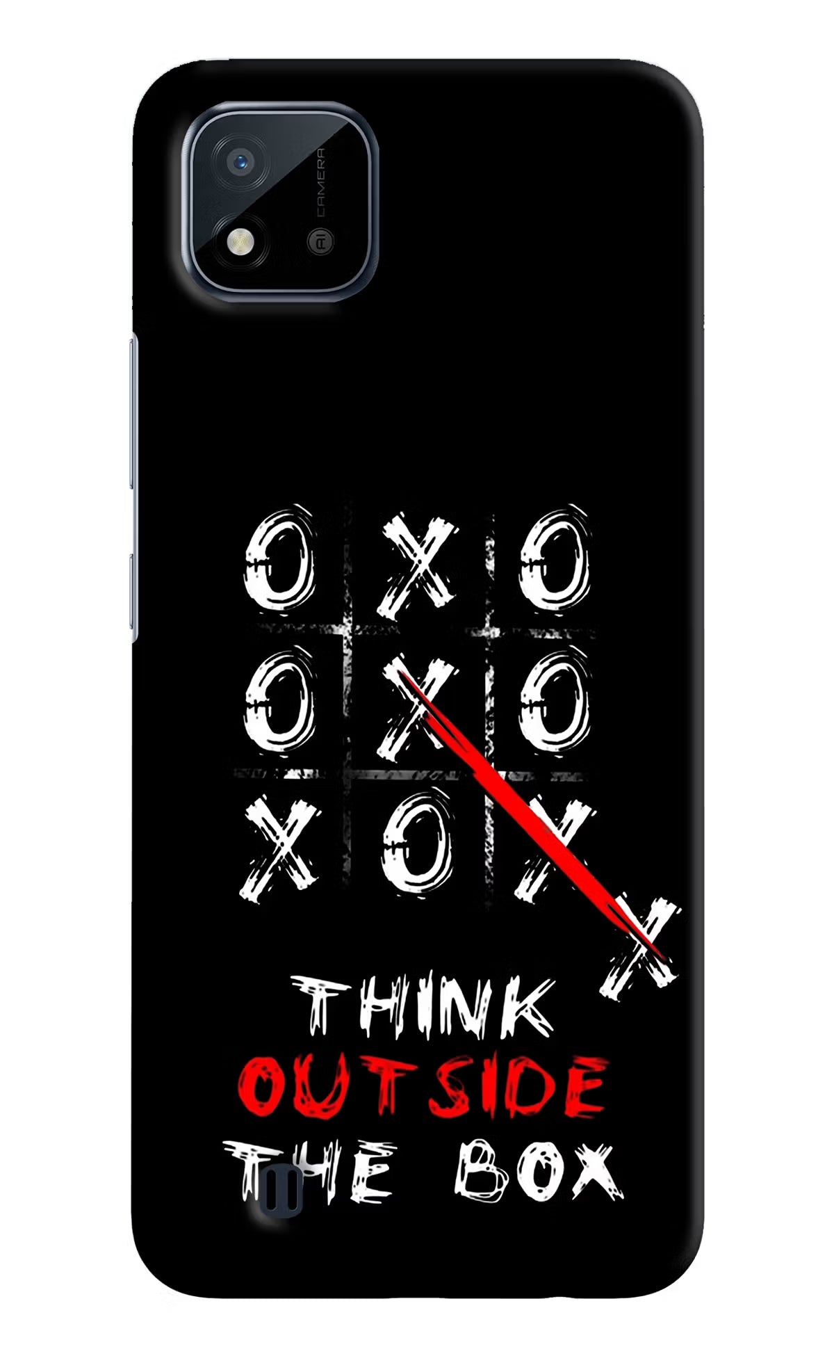 Think out of the BOX Realme C20 Hard Case Back Cover by Casekaro