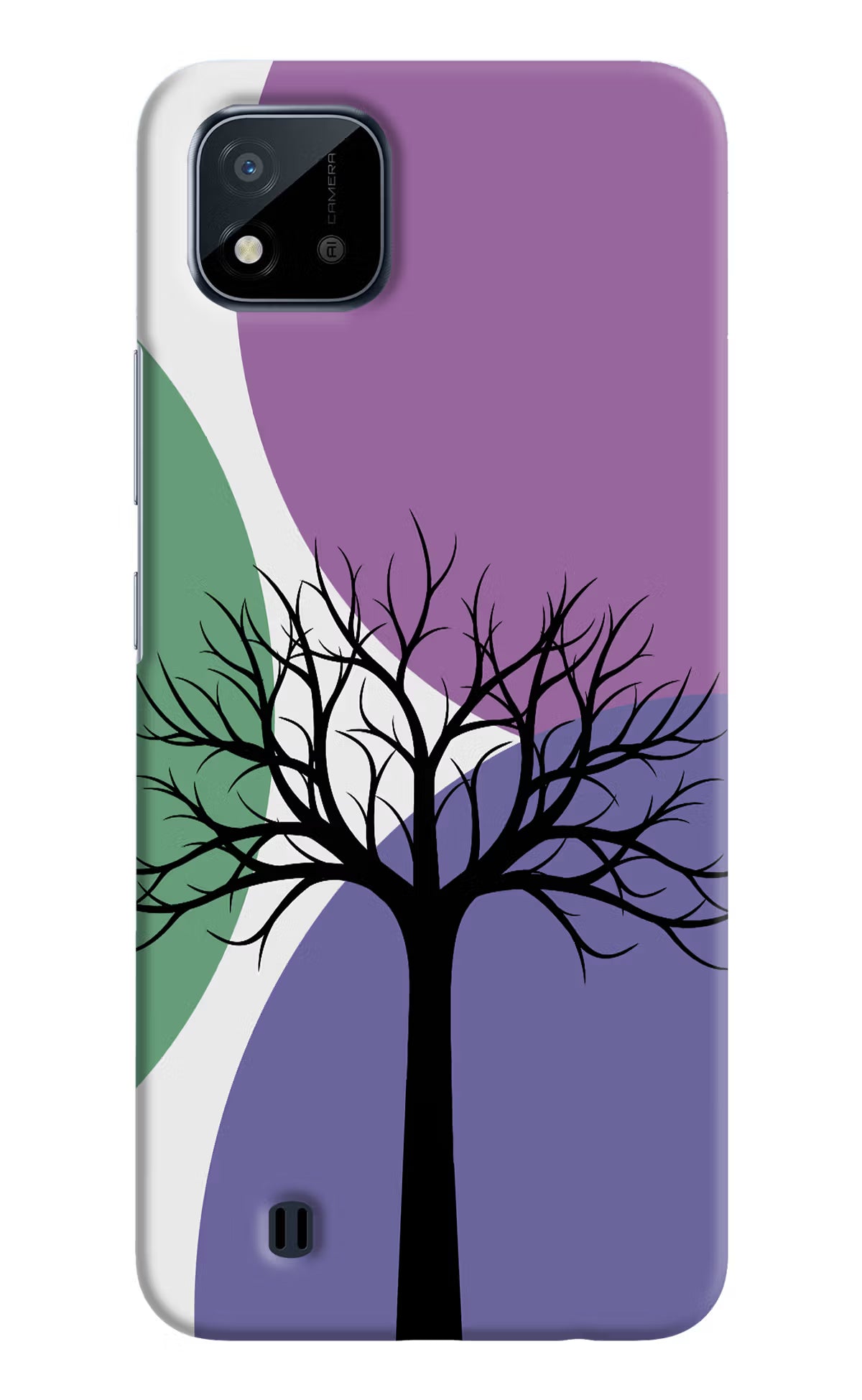 Tree Art Realme C20 Hard Case Back Cover by Casekaro