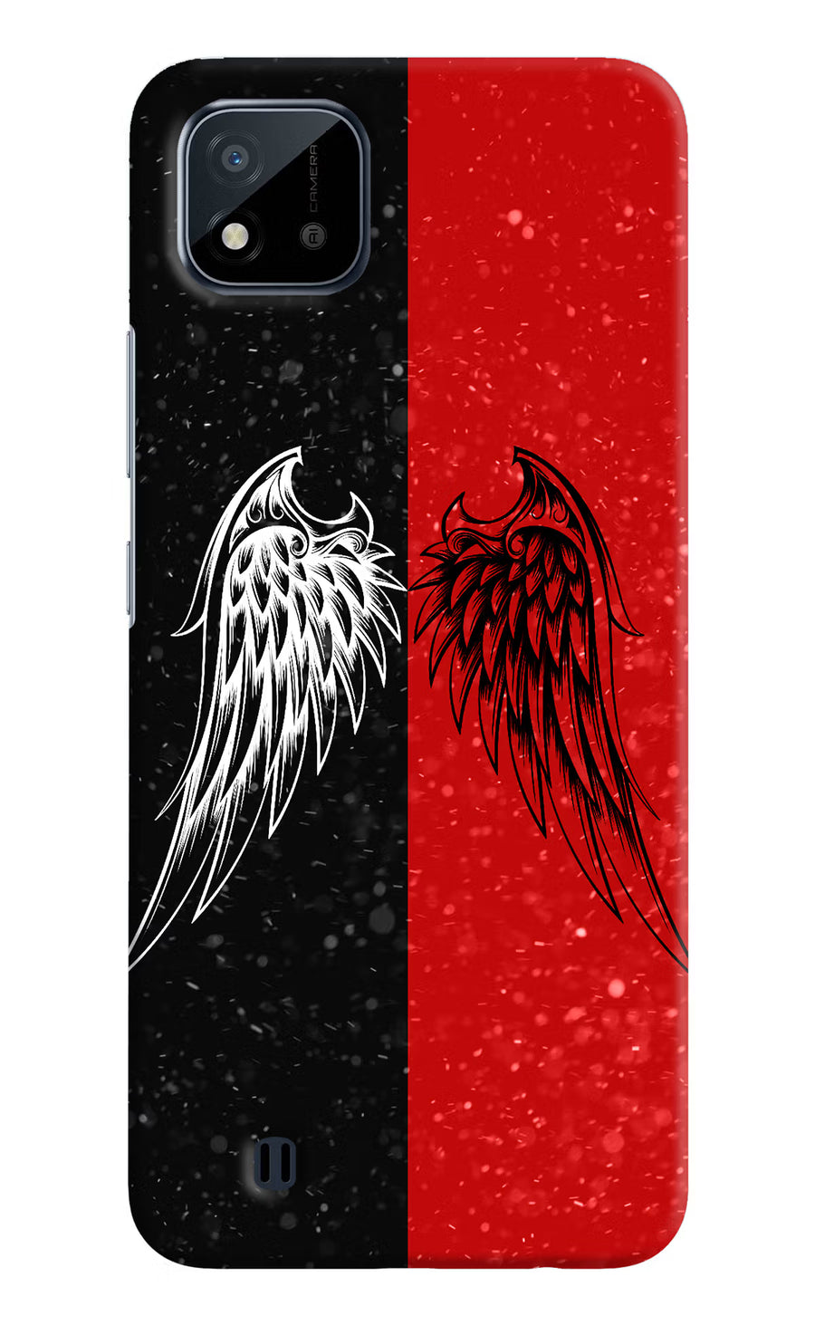 Wings Realme C20 Back Cover, Hard case
