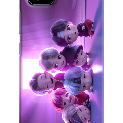 BTS Chibi Realme C20 Hard Case Back Cover by Casekaro