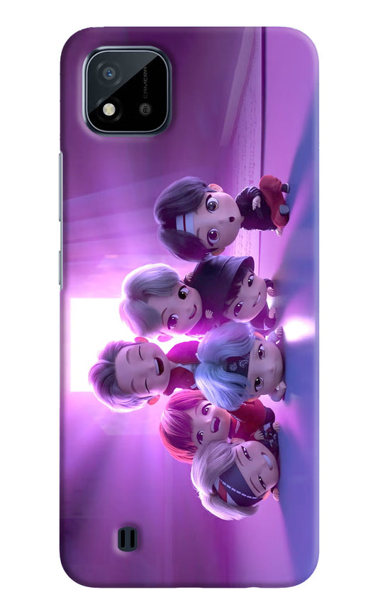 BTS Chibi Realme C20 Hard Case Back Cover by Casekaro