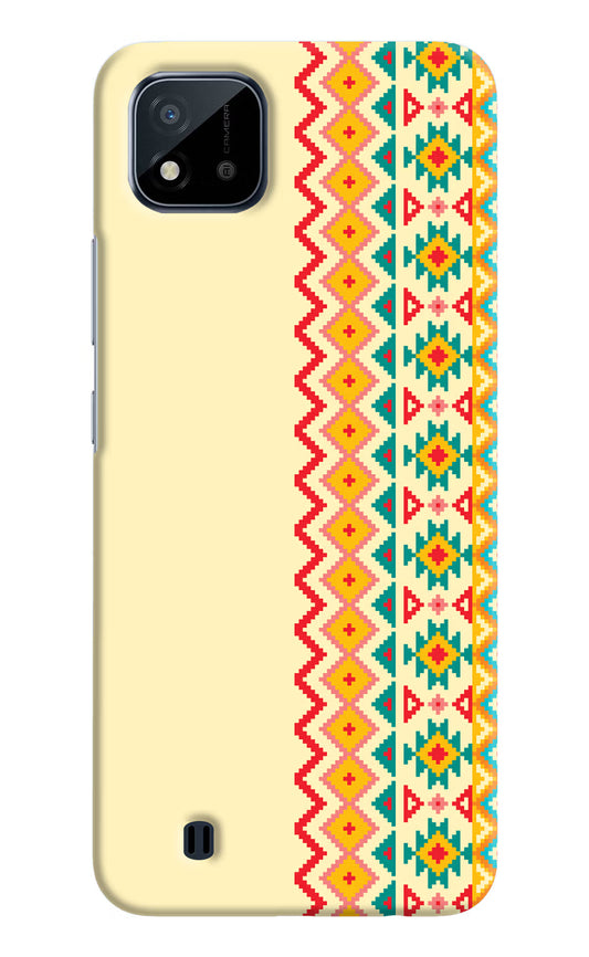 Ethnic Seamless Realme C20 Hard Case Back Cover by Casekaro