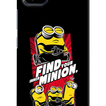 Find your inner Minion Realme C20 Hard Case Back Cover by Casekaro
