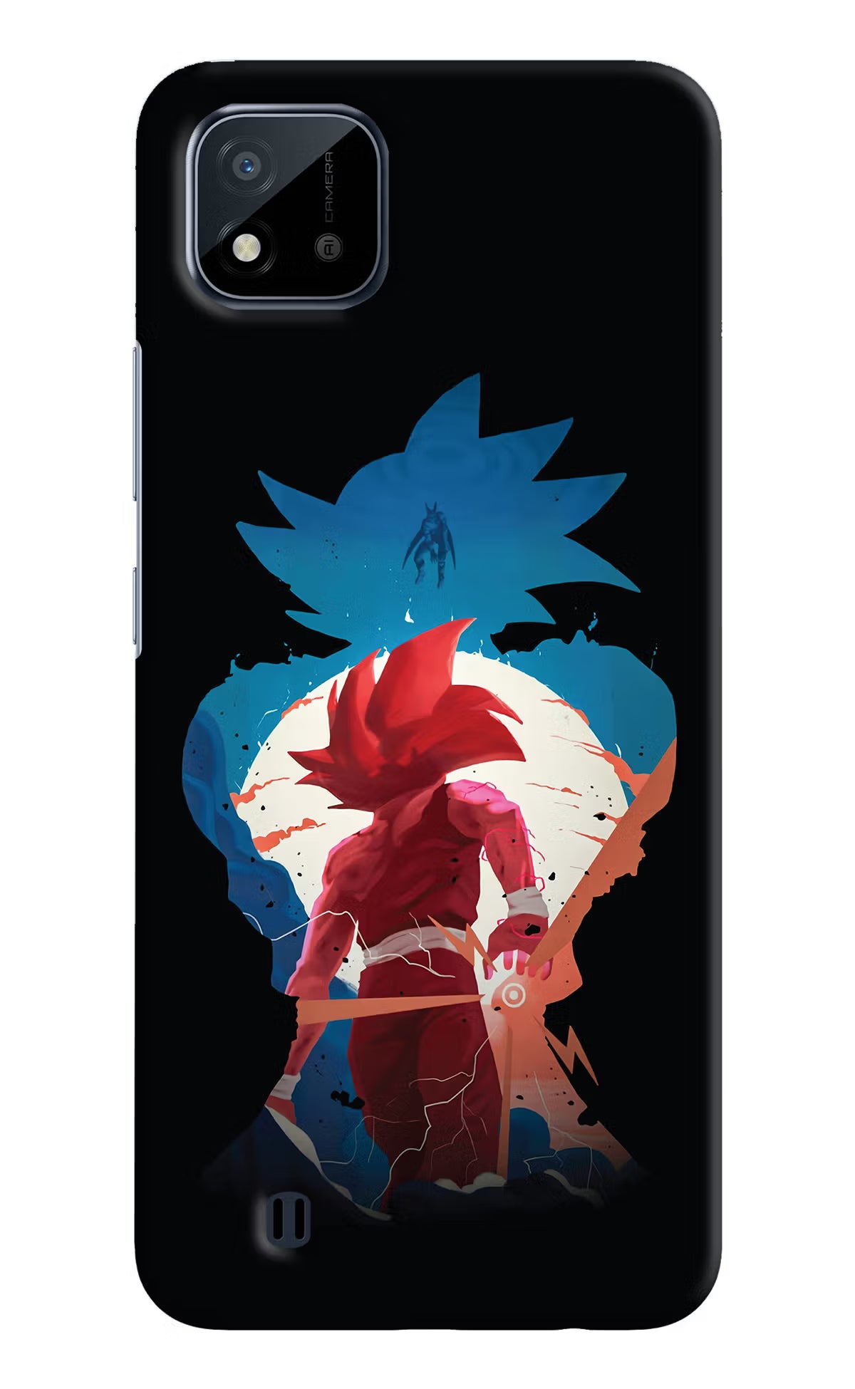 Goku Realme C20 Hard Case Back Cover by Casekaro